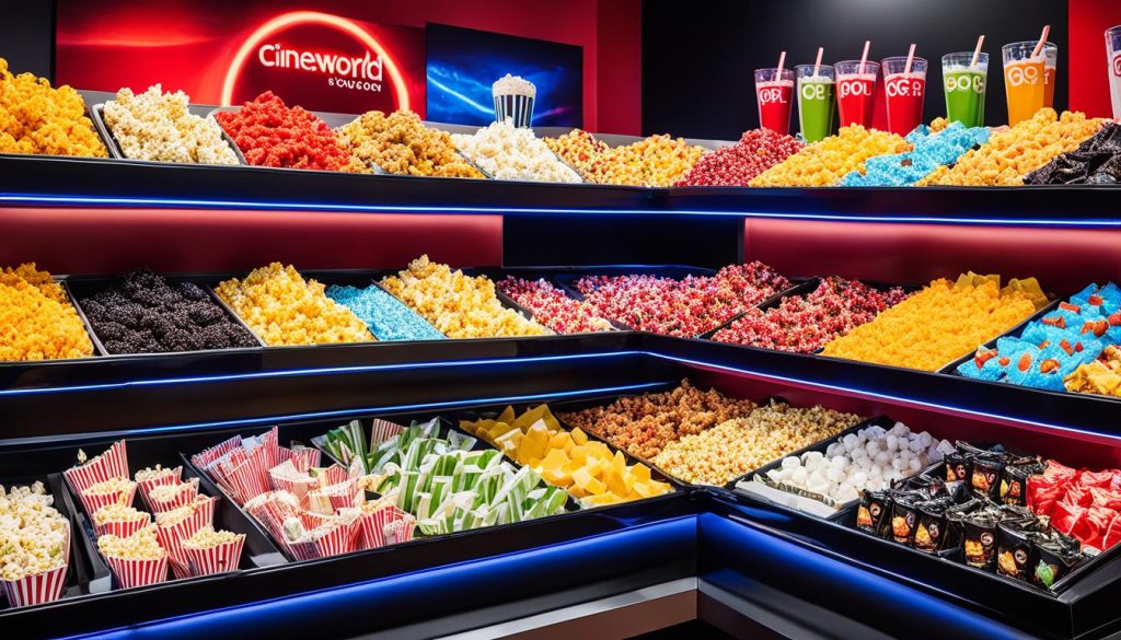 Cineworld Basildon snacks