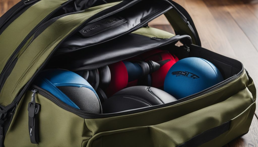 sports bag features